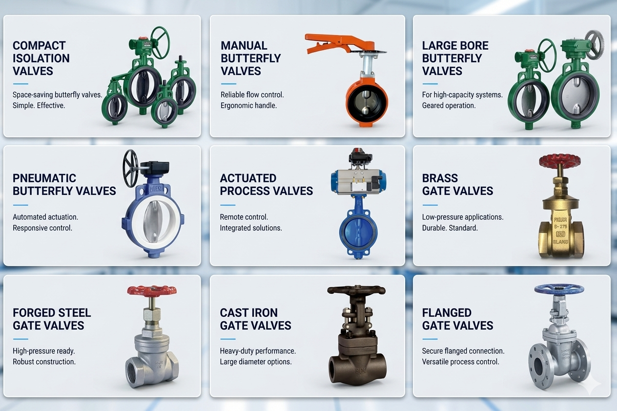 Butterfly Valves & Gate Valves